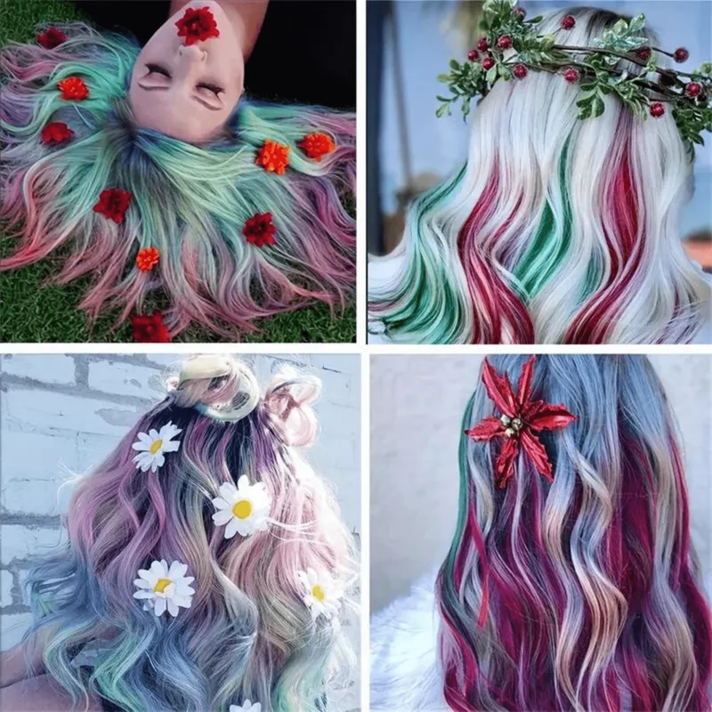 Haarfärbekamm 8 Farben