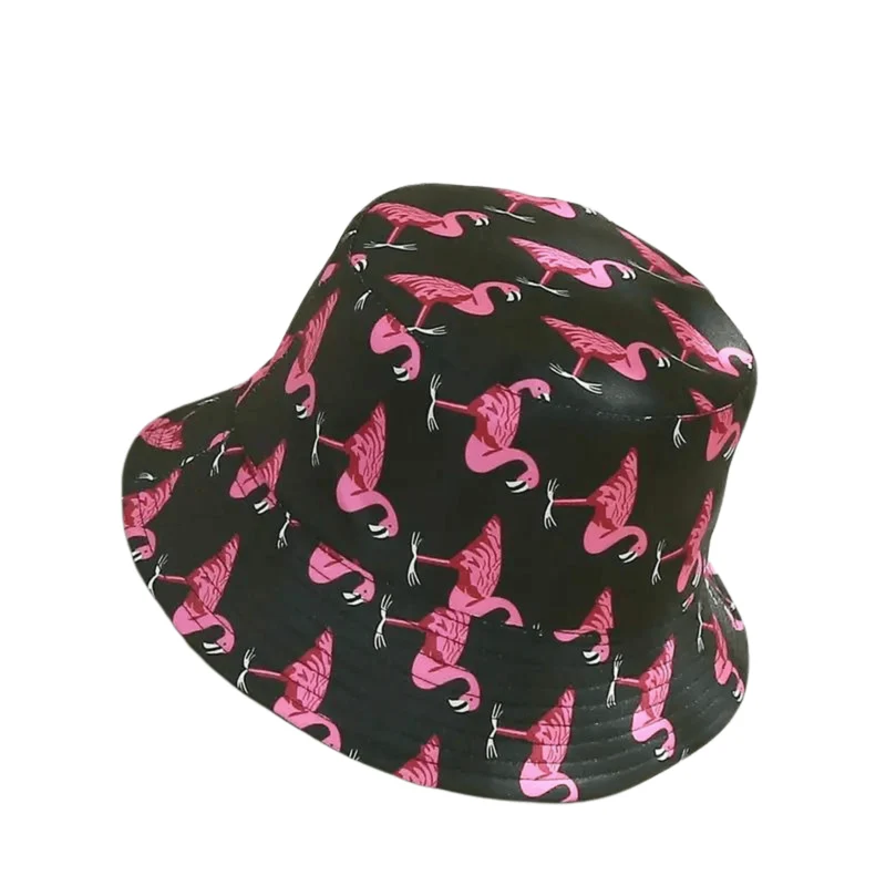 Fischerhut Flamingo Wendbarer