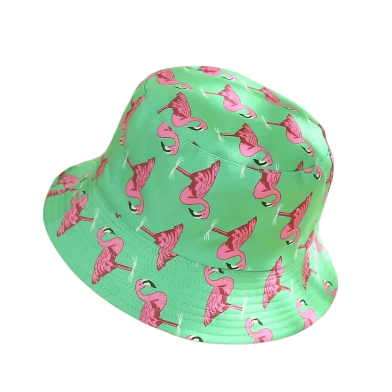 Fischerhut Flamingo Wendbarer