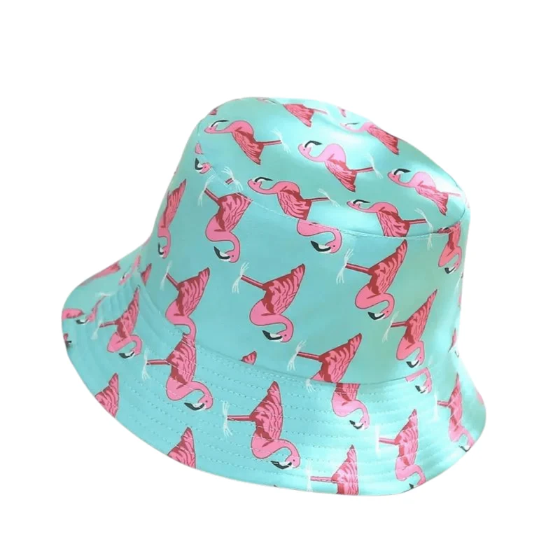 Fischerhut Flamingo Wendbarer