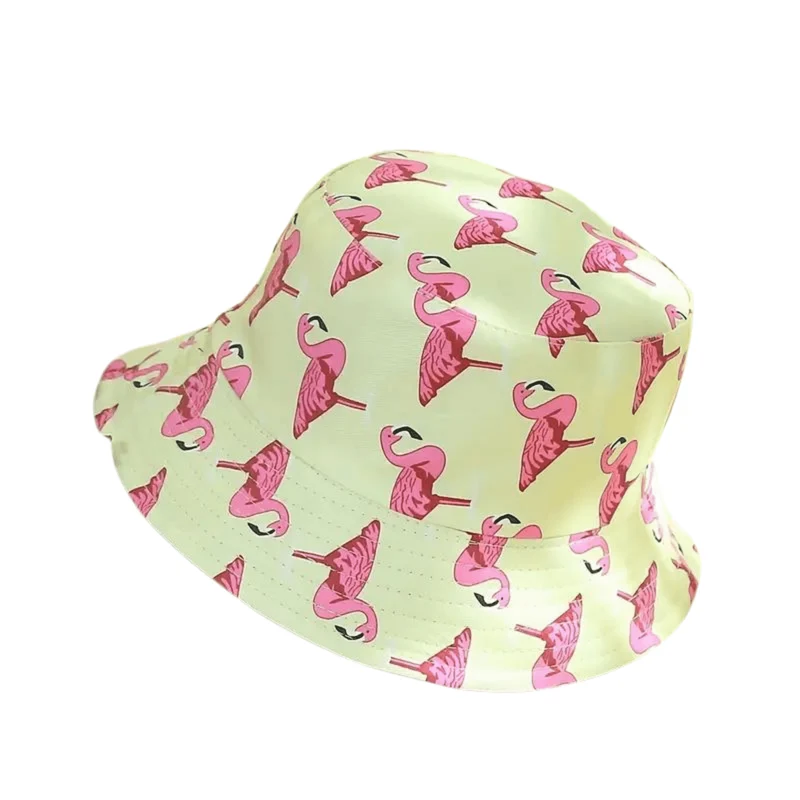 Fischerhut Flamingo Wendbarer