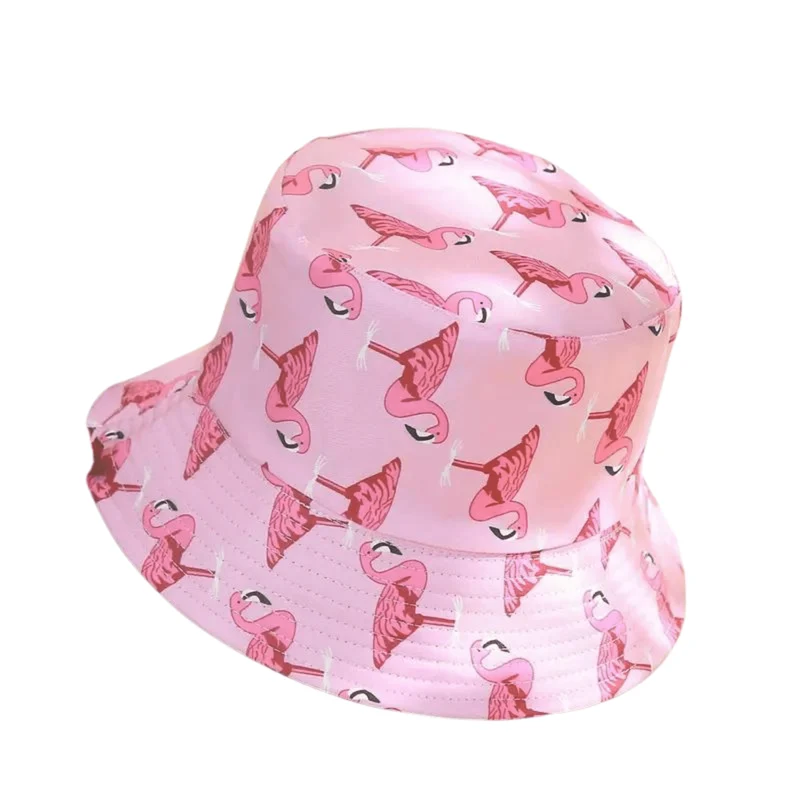 Fischerhut Flamingo Wendbarer