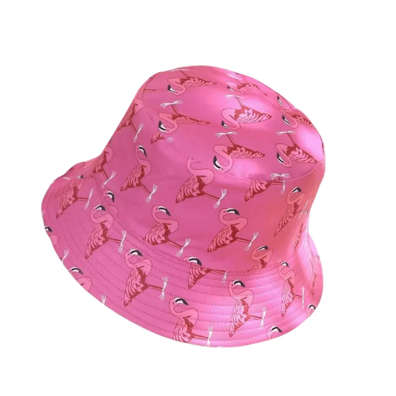 Fischerhut Flamingo Wendbarer