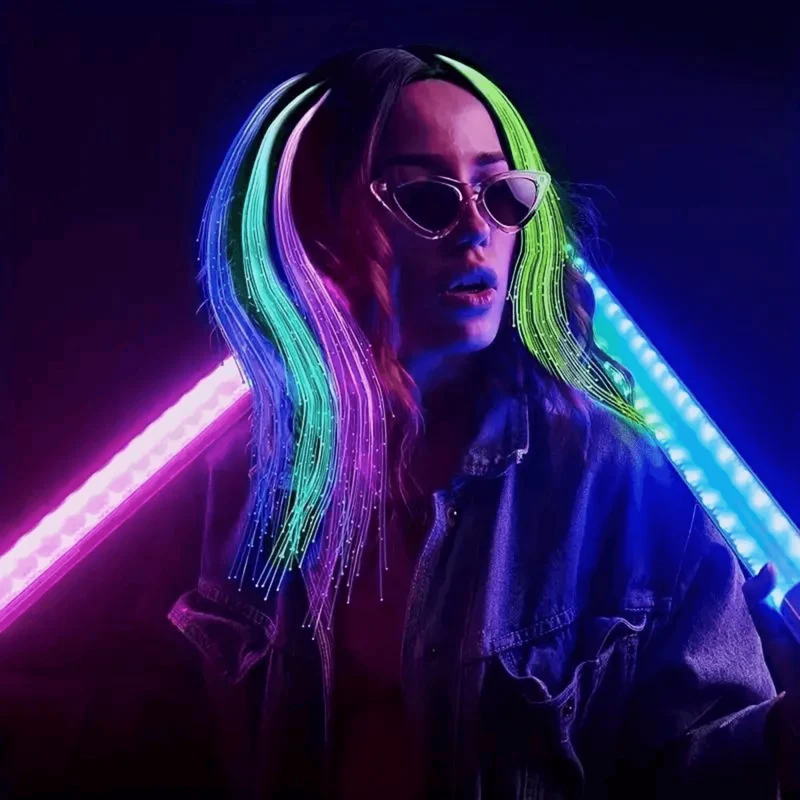Led Haarsträhne