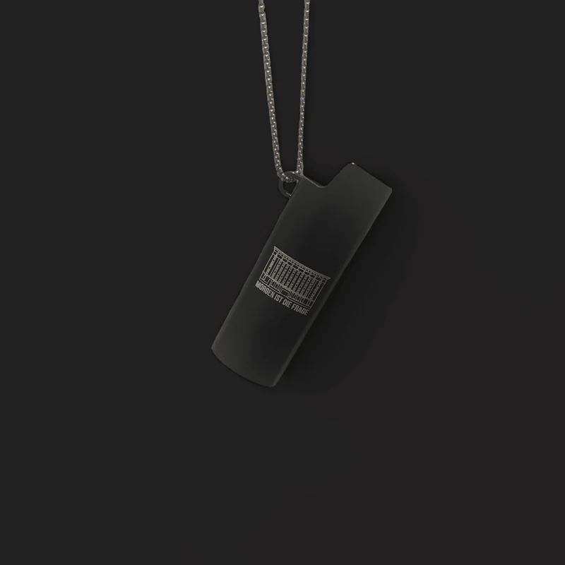 Black Berghain Feuerzeugkette