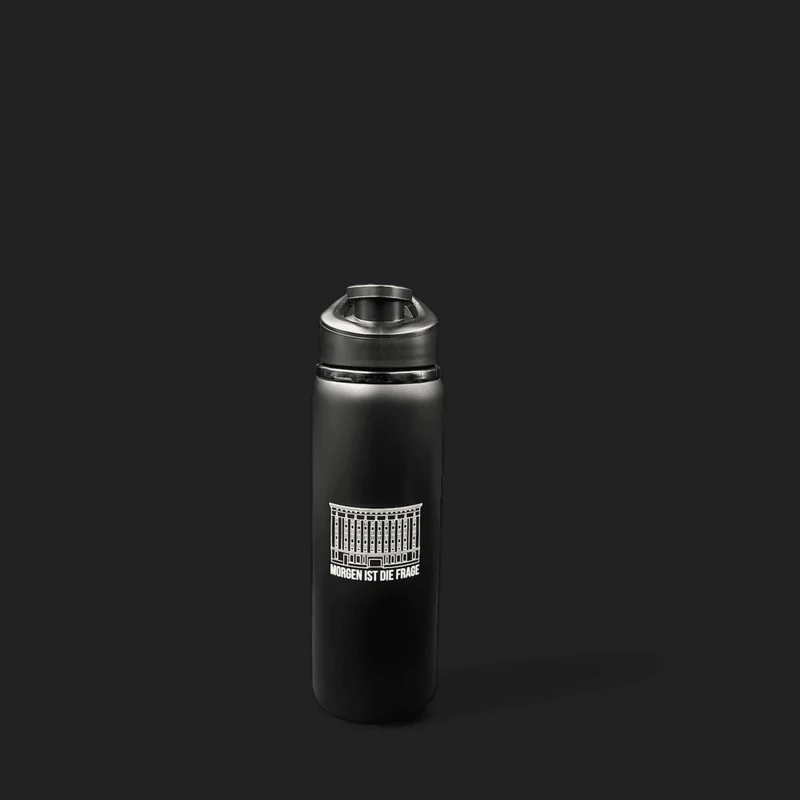 Black Berghain Trinkflasche