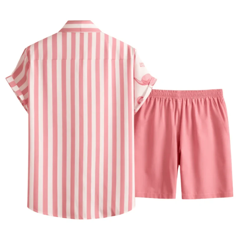 Festival Outfit 2-teilig Flamingo Rosa