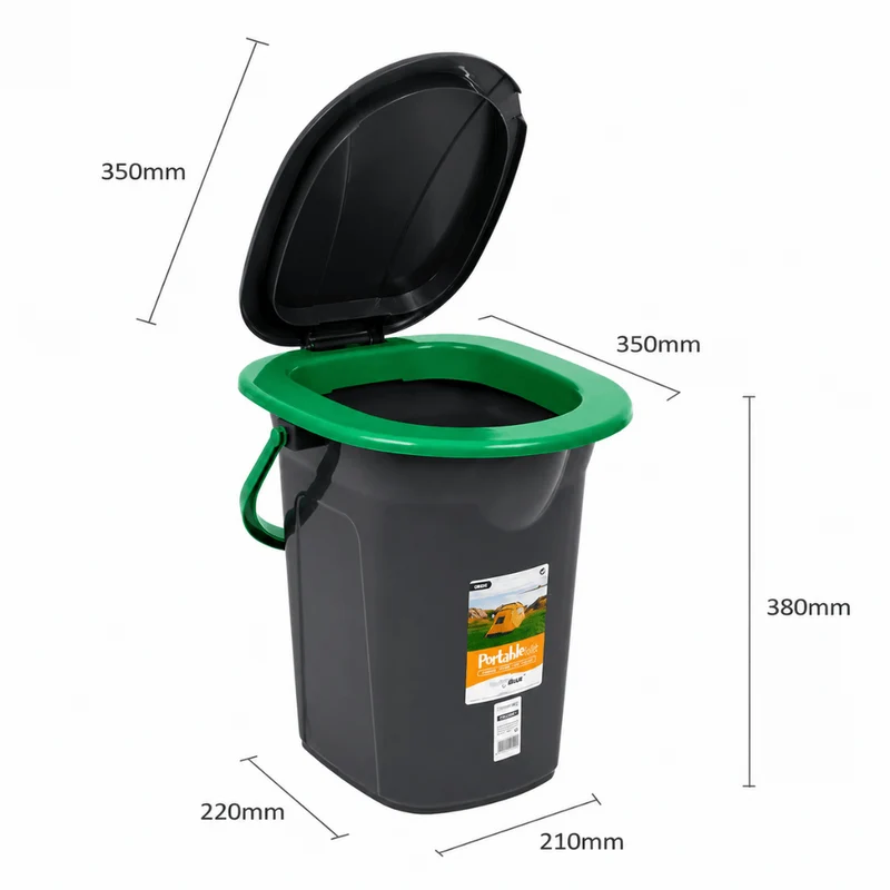 Mobile Festival Toilette 19L – Tragbare Eimertoilette