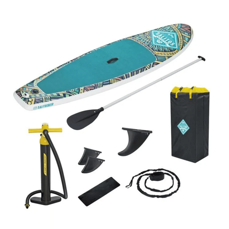 SALITOS Stand-Up-Paddle-Board Türkis SUP Komplettset