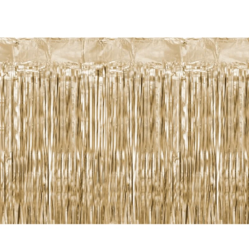 Partyvorhang Champagnergold, 90 x 250cm