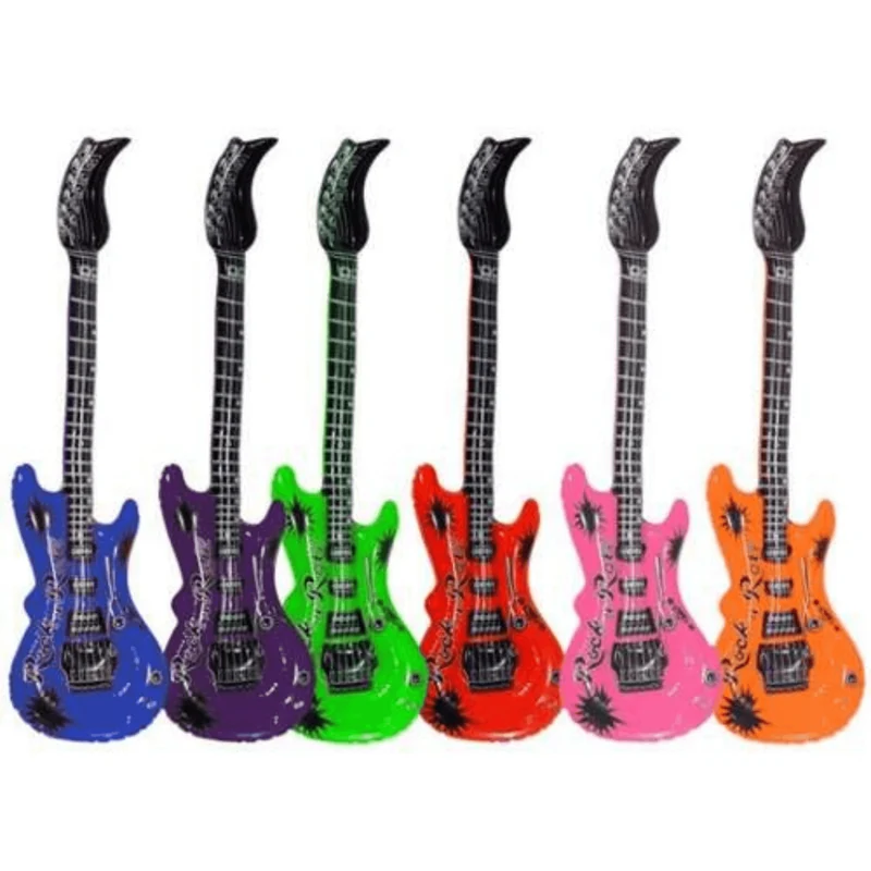 Aufblasbare Luftgitarre verschiedene Farben