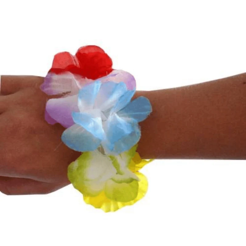 Blumenkette "Hawaii-Armband / Haarband"