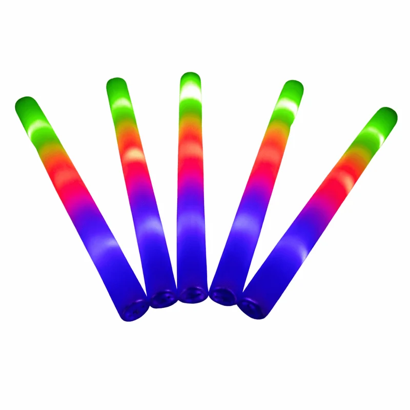 LED Foam Stick, Leuchtstab Bunt