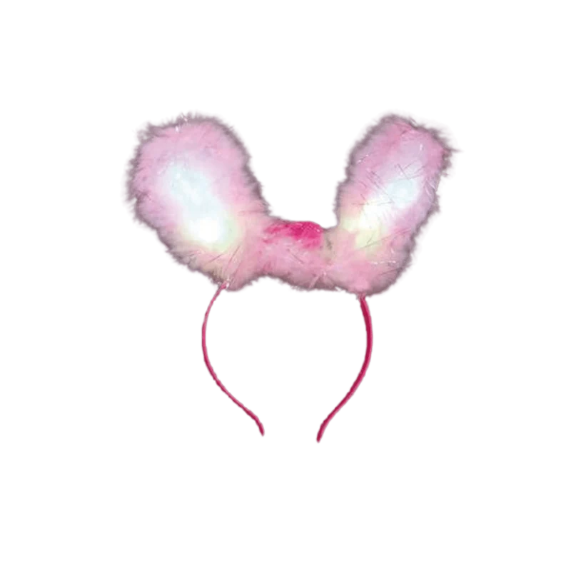 LED Hasenohren Rosa