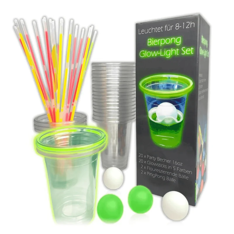 Leuchtende Beer-Pong Becher (20x)