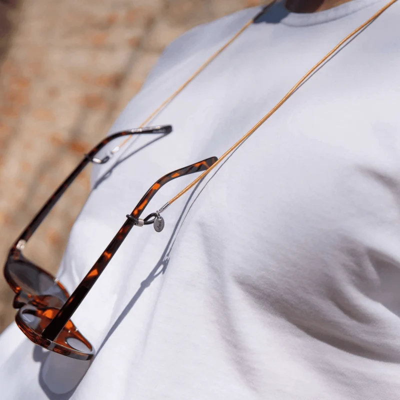 Brillenbänder Leder unisex