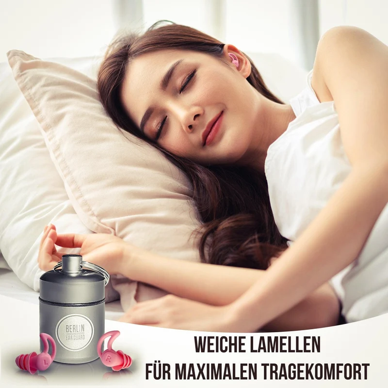 OHRSTÖPSEL "SEITENSCHLÄFER" SCHLAFGEHÖRSCHUTZ GEGEN SCHNARCHEN ZUM SCHLAFEN IN SEITENLAGE | 30DB SNR