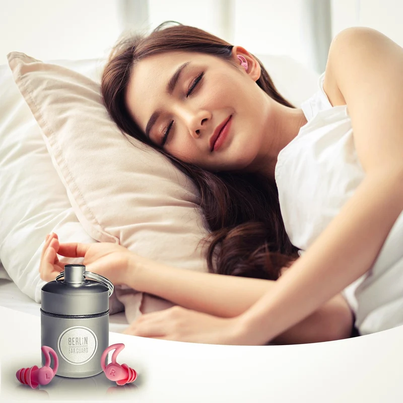 OHRSTÖPSEL "SEITENSCHLÄFER" SCHLAFGEHÖRSCHUTZ GEGEN SCHNARCHEN ZUM SCHLAFEN IN SEITENLAGE | 30DB SNR