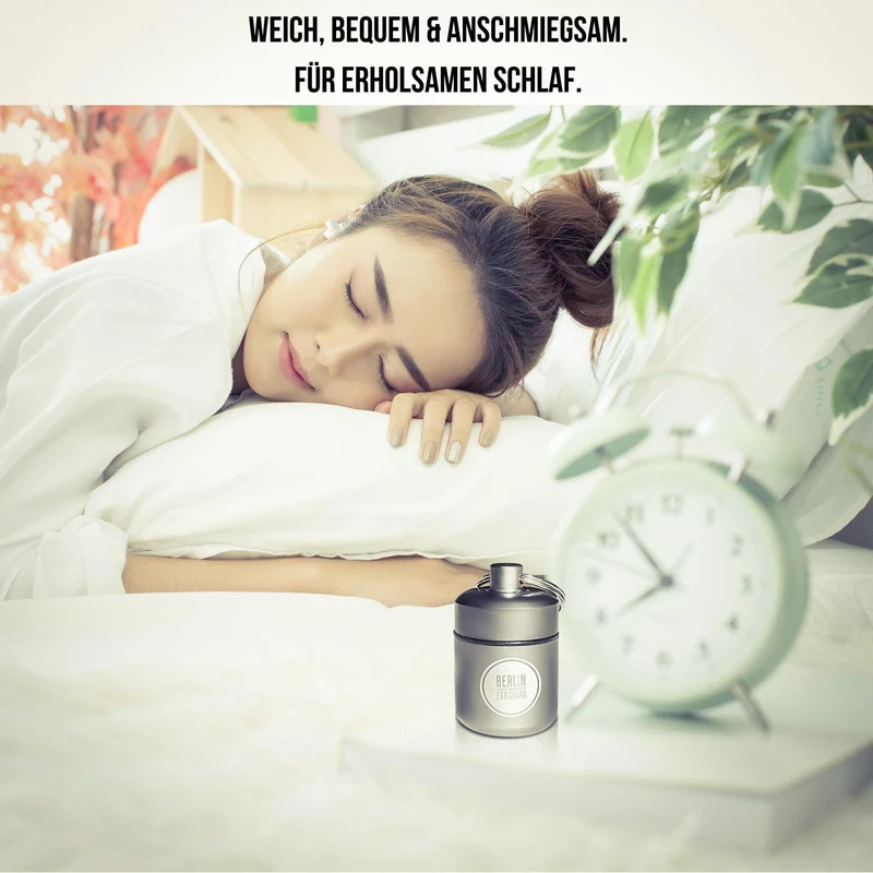 Ohrstöpsel "Schlaf mit mir!" | Schlafgehörschutz mit Filter | 27dB