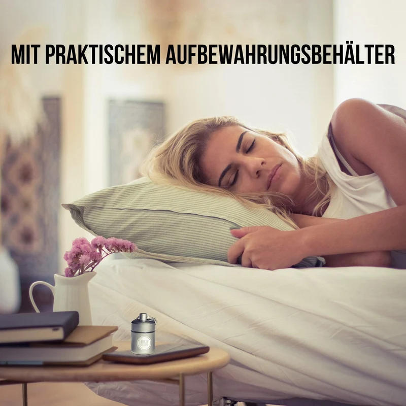 OHRSTÖPSEL "BERLINER PFLANZE" SCHLAFGEHÖRSCHUTZ GEGEN SCHNARCHEN ZUM SCHLAFEN IN SEITENLAGE | 24DB SNR