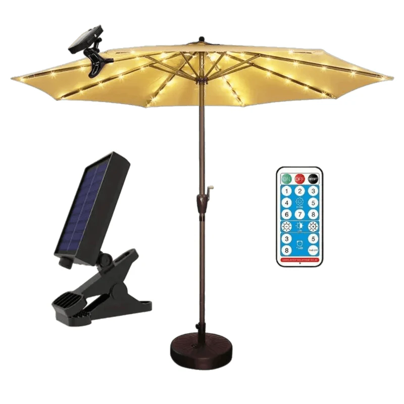 Sonnenschirm beleuchtet Solar