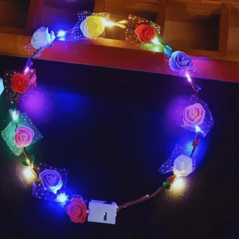 LED Blumenkranz