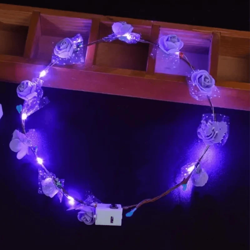 LED Blumenkranz
