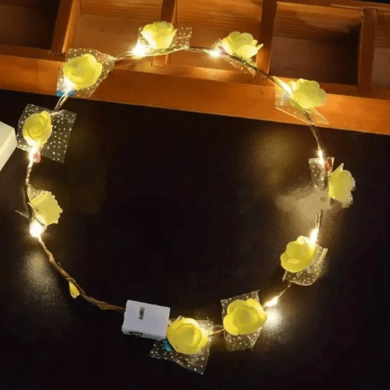 LED Blumenkranz