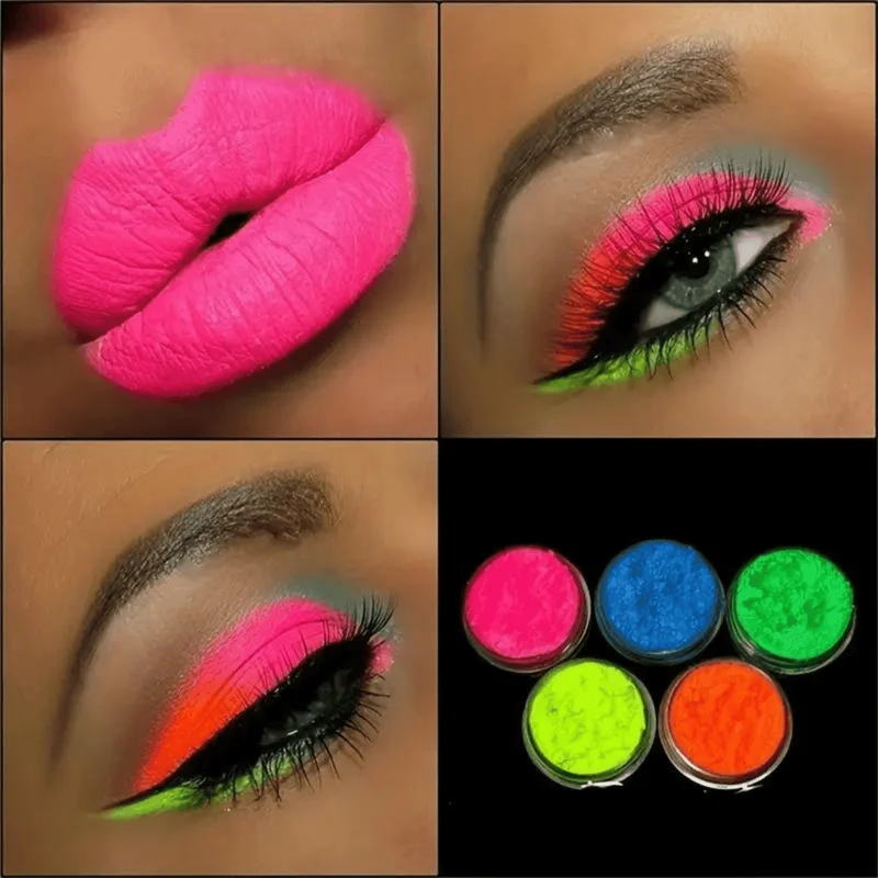 Lidschatten Neon Farben Set