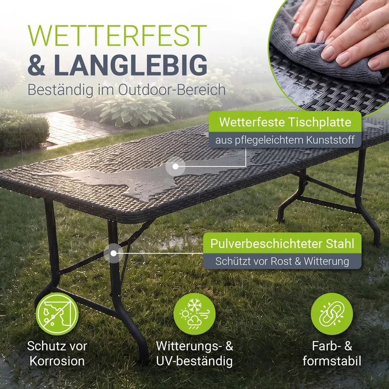 Klappbarer Gartentisch Easyfold