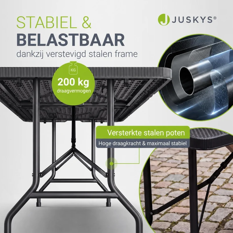 Klappbarer Gartentisch Easyfold