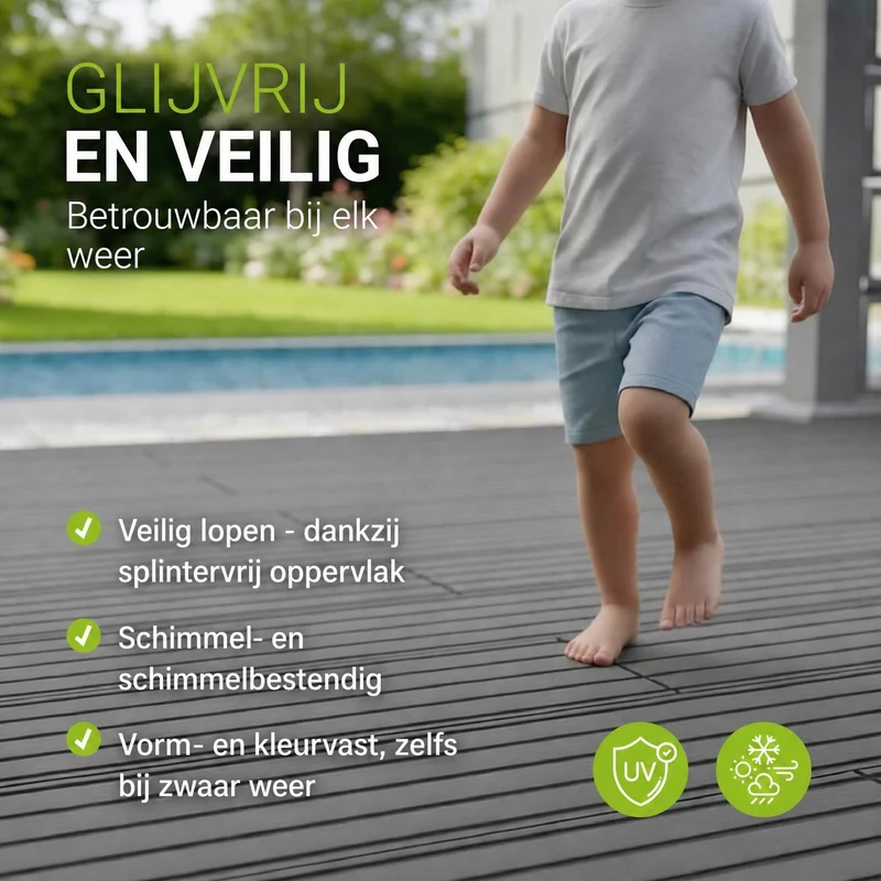 WPC Terrassendielen in Grau