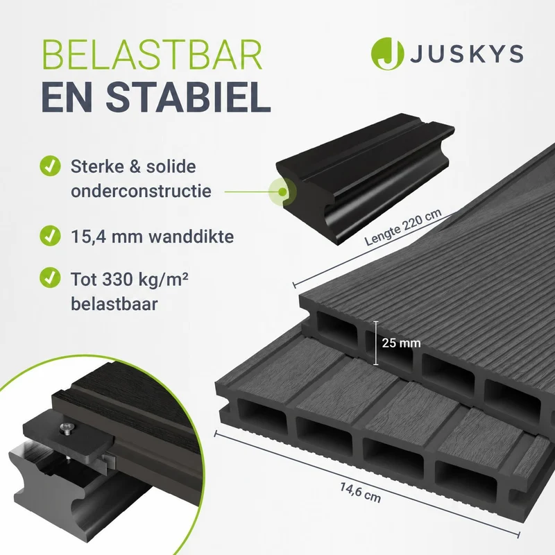 WPC Terrassendielen in Grau