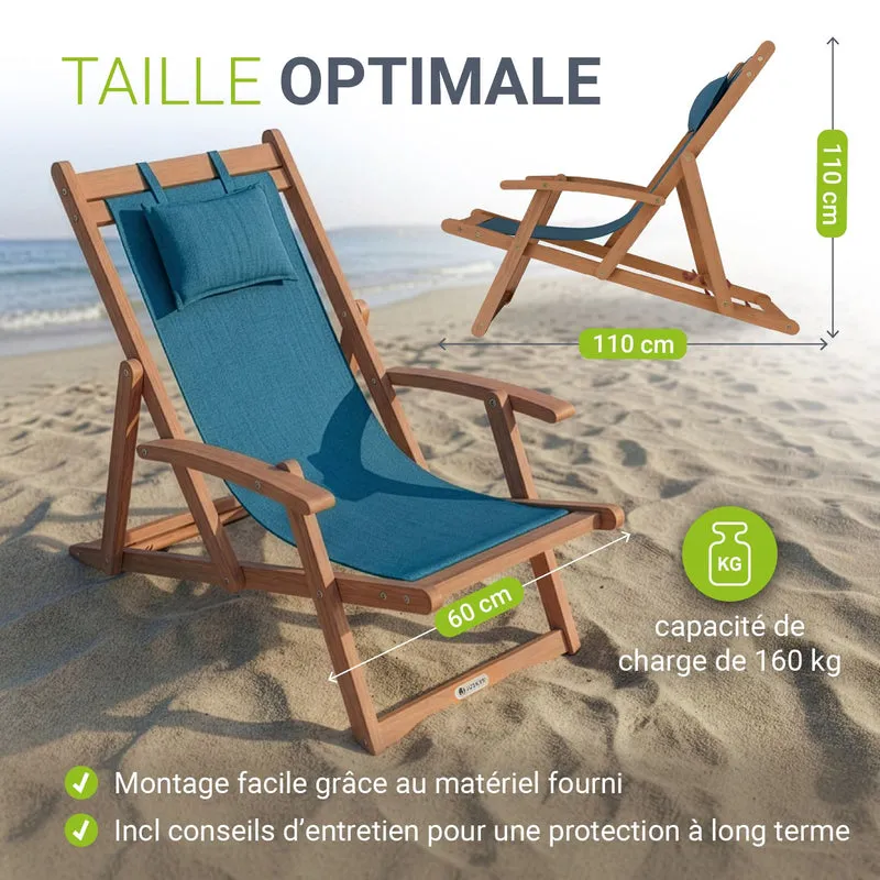 Sonnenliege klappbar Tavira