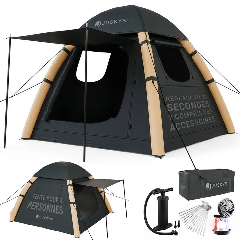 Campingzelt aufblasbar für 1-4 Personen