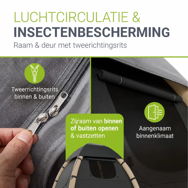 Campingzelt aufblasbar für 1-4 Personen