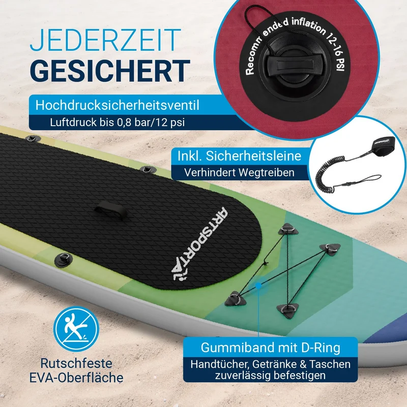 Stand Up Paddling Board mit Kajaksitz