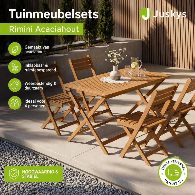 Gartenmöbel-Set Rimini aus Akazienholz