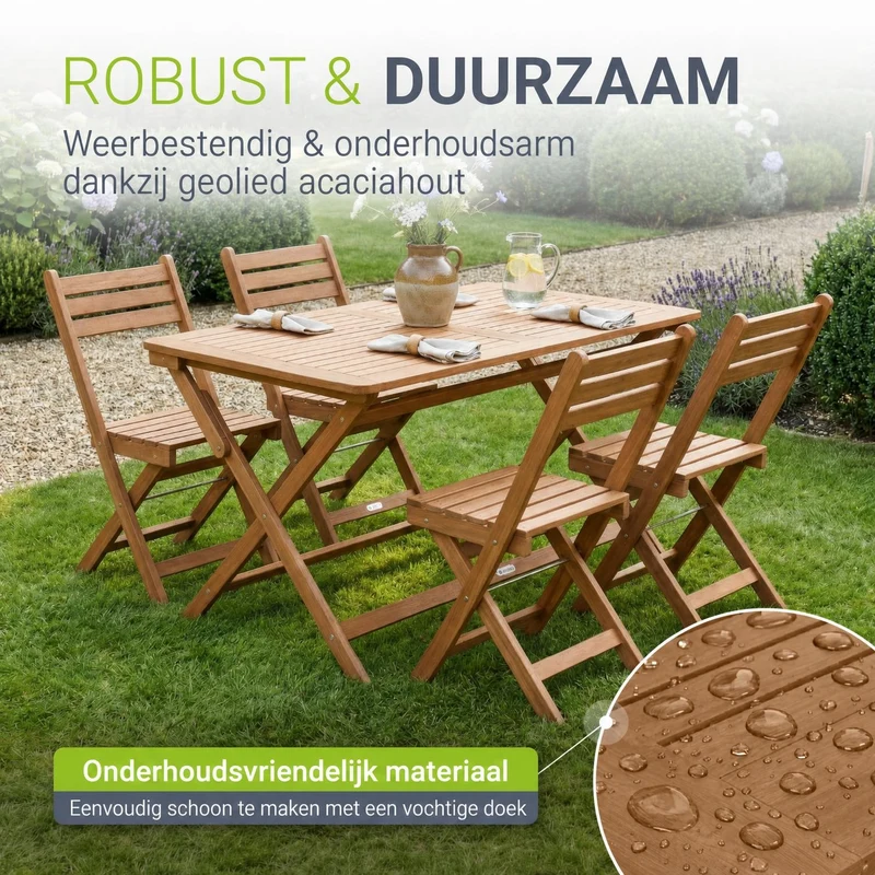 Gartenmöbel-Set Rimini aus Akazienholz
