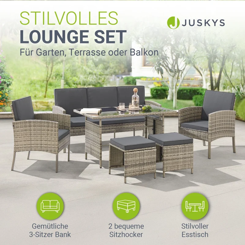 Rattan Sitzgruppe Turin