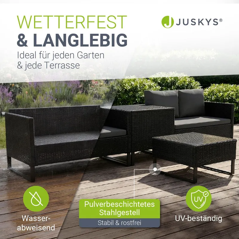 Gartenlounge für 4 Personen Santorini