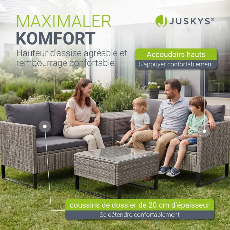 Gartenlounge für 4 Personen Santorini