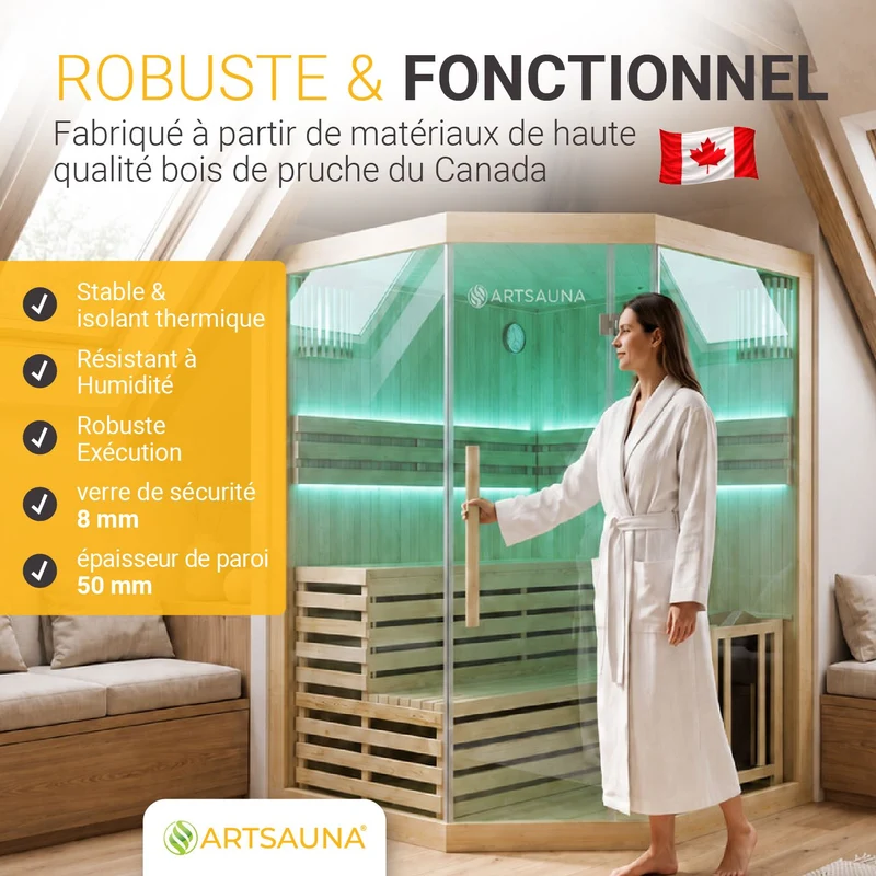 Indoor Sauna Espoo 150 Premium