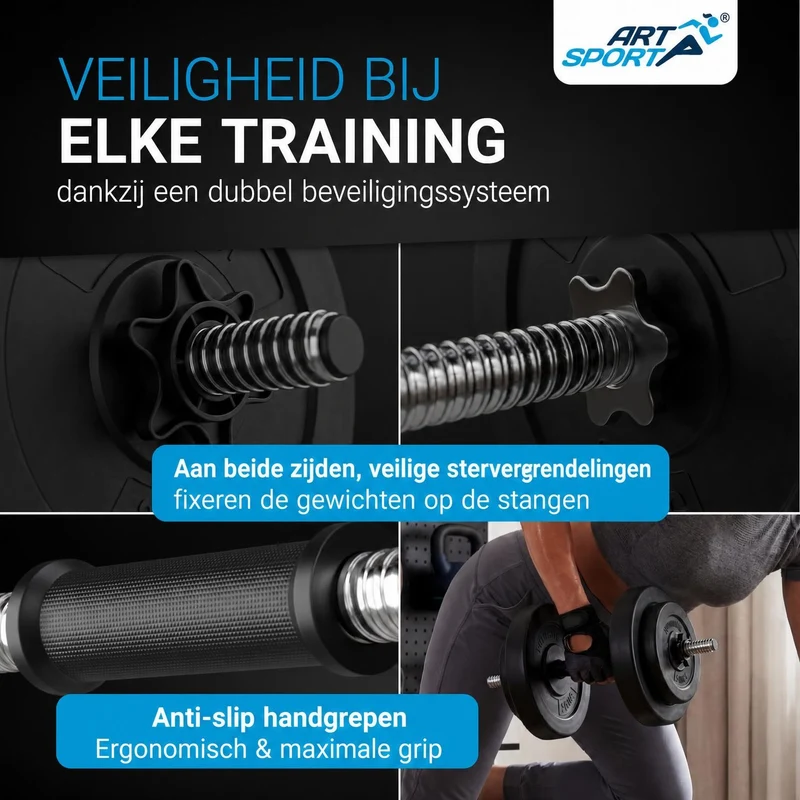 3in1 Hantelset 60kg