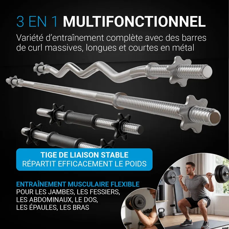 3in1 Hantelset 60kg