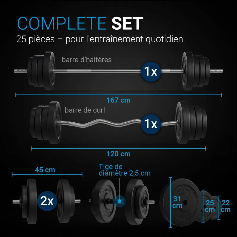 3in1 Hantelset 60kg