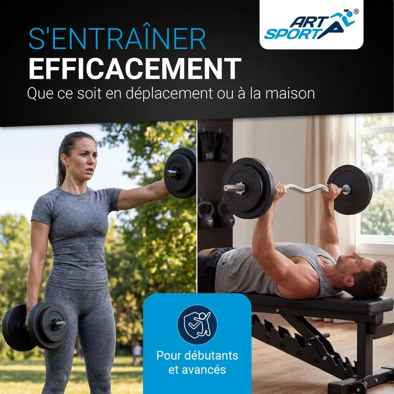 3in1 Hantelset 60kg