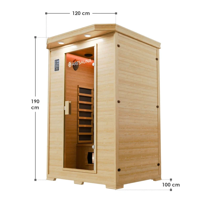 Infrarotkabine Oslo mit Triplex-Heizsystem