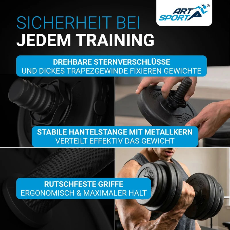Hantelset 30 kg