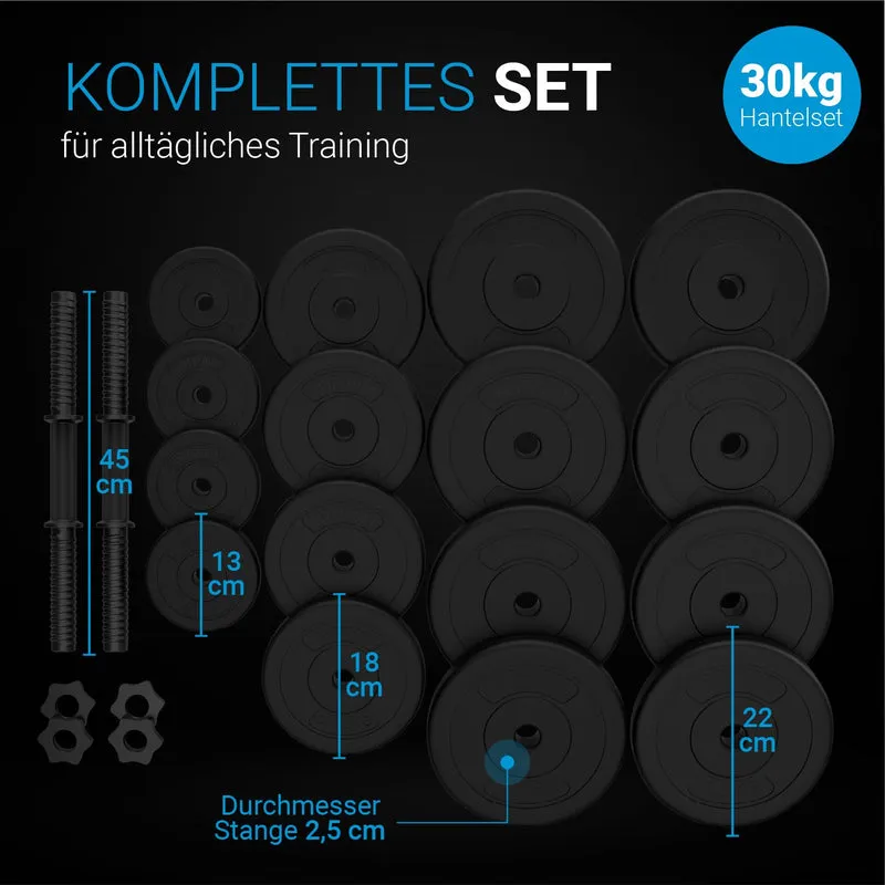 Hantelset 30 kg